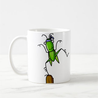 Tasse d'équilibre de sauterelle de la patience