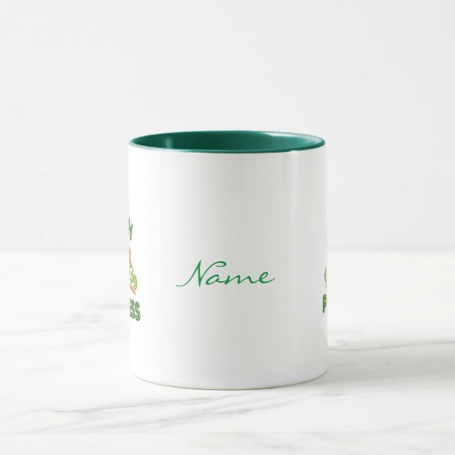 Tasse der irischen Prinzessin personalisierter Nam (Centre)