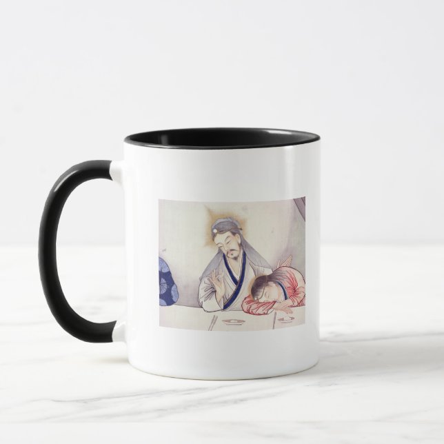 Tasse Dernier dîner, Christ et St John (Gauche)
