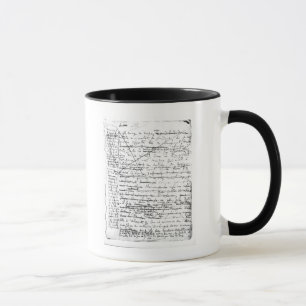 Tasse Dernière page 'd'une La Recherche du Temps Perdu'