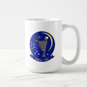 Tasse "des fantômes VMFA-531 gris"