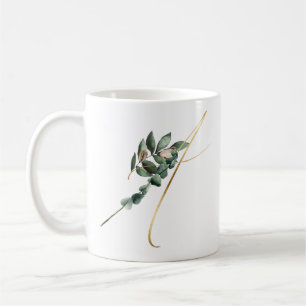 Tasse des initiales des fêtes d'hiver