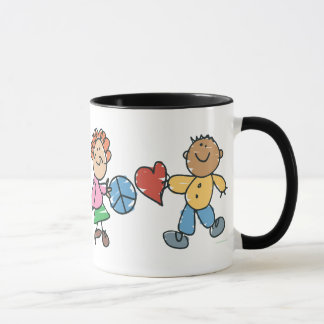 Tasse Des mains étendues de paix et d'amour