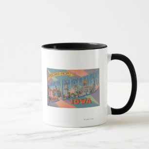 Tasse Des Moines, Iowa - Grandes Lettres Scènes 3