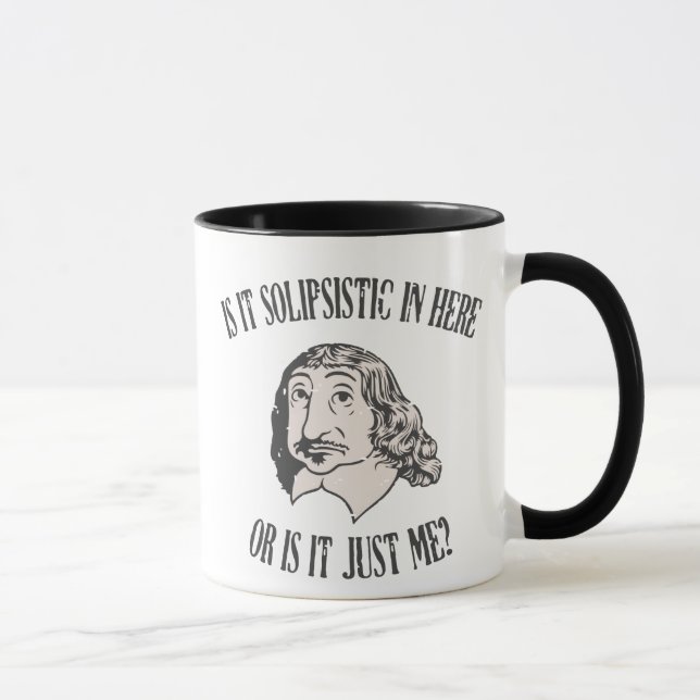 Tasse Descartes Solipsistic (Droite)