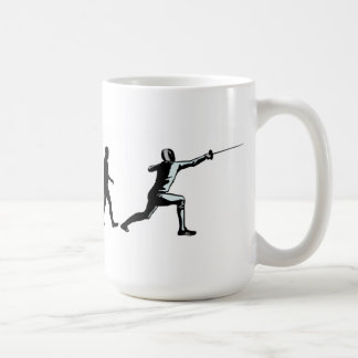 Tasse d'escrimeur d'évolution