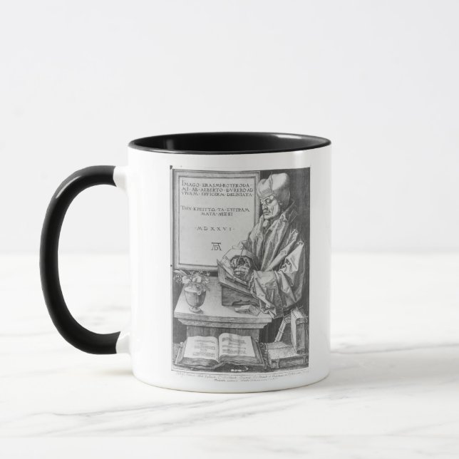 Tasse Desiderius Erasmus de Rotterdam, 1526 (Gauche)