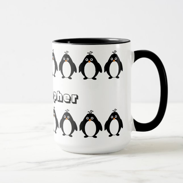 Tasse Design de pingouin (Droite)