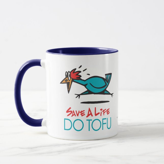 Tasse Design humoristique de tofu (Gauche)