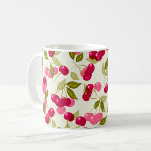 Tasse d'espresso cerise mûre