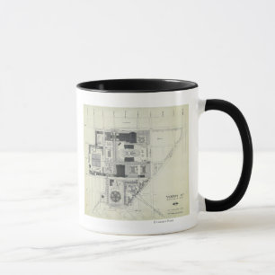 Tasse Dessin aérien de concept d'aiguille de l'espace