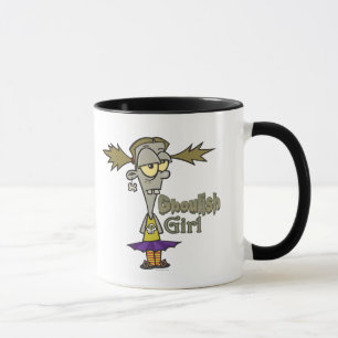 Tasse dessin animé de fille zombie fille ghoulish