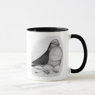 Tasse Dessin chinois d'encre de hibou