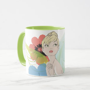 Tasse Dessin de cloche avec fleurs de cosmos
