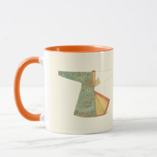 Tasse Dessin de kimono demi-fini