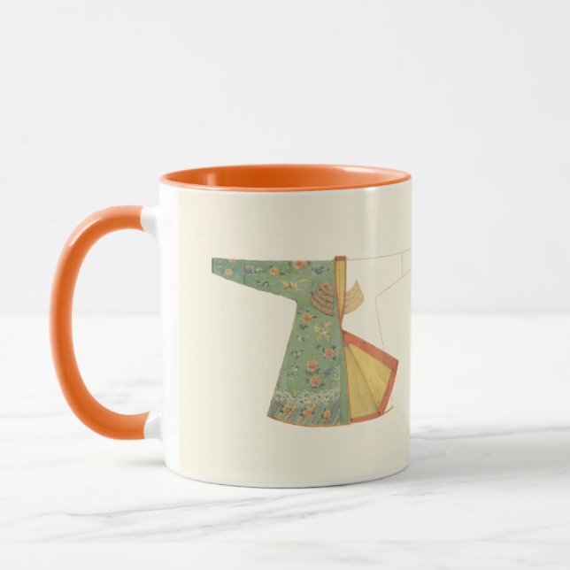 Tasse Dessin de Kimono semi-fini (Gauche)
