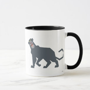 Tasse Dessin de la panthère noire de Jungle Book Baghee