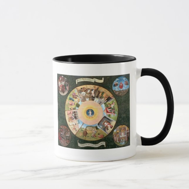 Tasse Dessus de table des sept péchés mortels (Droite)