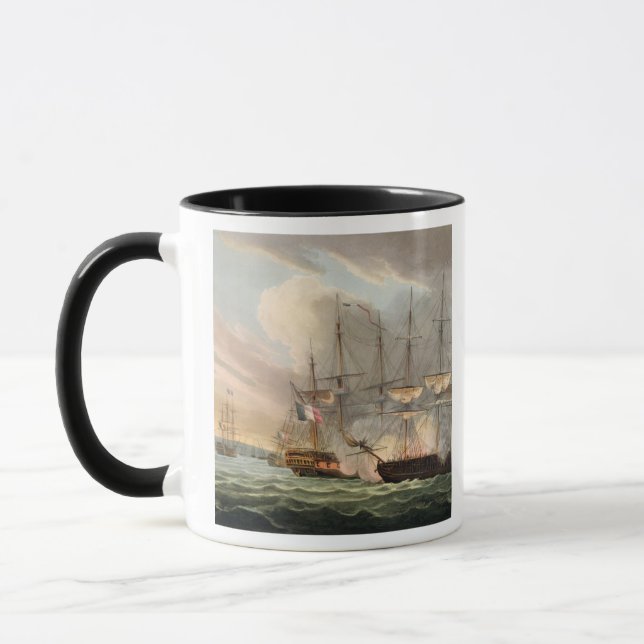 Tasse Destruction de la flotte française dans des routes (Gauche)