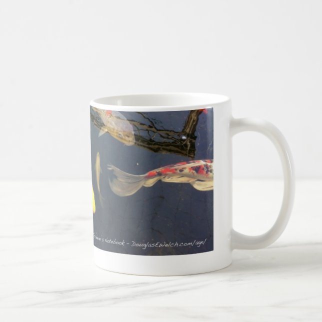 Tasse d'étang de Koi du carnet d'un jardinier (Droite)