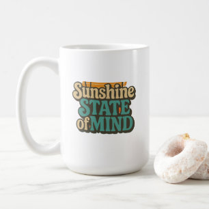 Tasse d'été de l'État Sunshine, Mug Rétro de Café 
