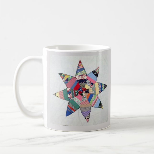 Tasse d'étoile de patchwork (Gauche)