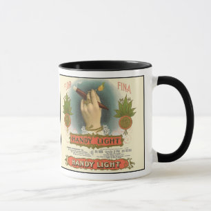 Tasse Deux étiquettes vintages de cigare côte à côte