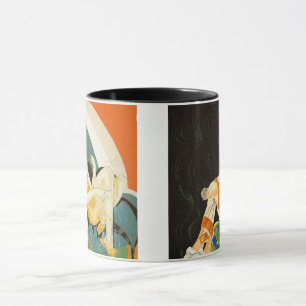 Tasse Deux femmes Art déco vintage par S. Chompre