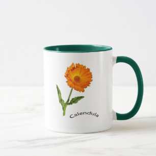 Tasse  - Deux fleurs de calendula
