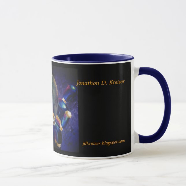 Tasse Deux hommes bleus (Droite)
