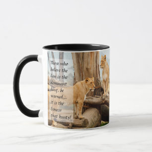 Tasse Deux lionnes