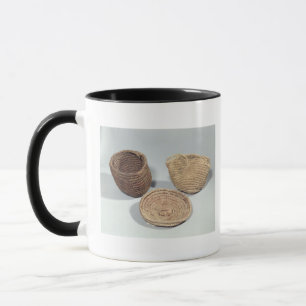 Tasse Deux paniers et une couverture (frondes tissées d