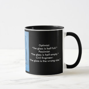 Tasse d'expression d'ingénieur civil