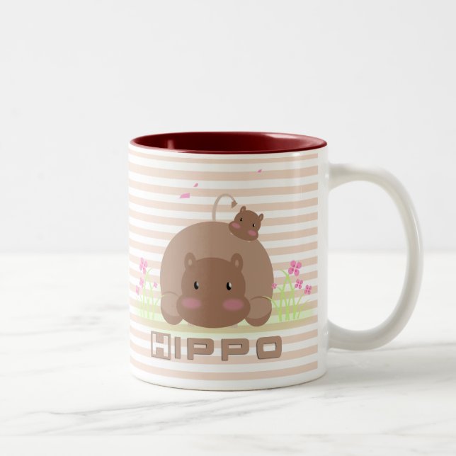 Tasse d'hippopotame de Lil (Droit)