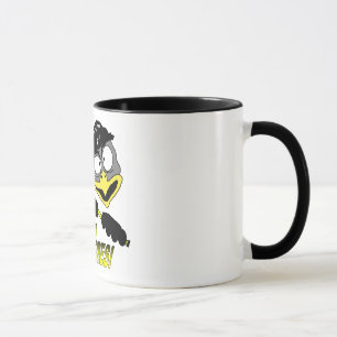 Tasse d'hockey de pingouin