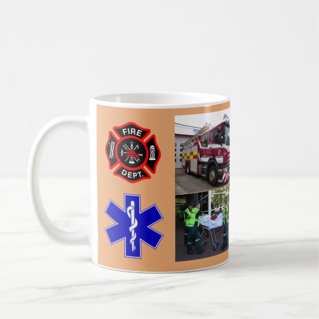 Tasse d'hommage - sapeurs-pompiers et EMT (Gauche)
