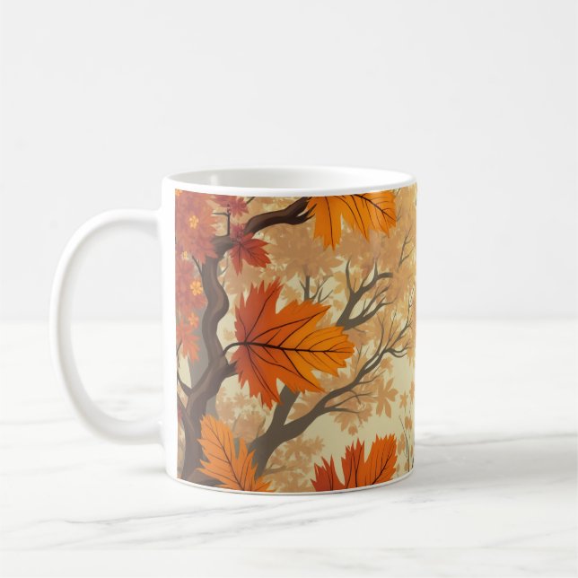 Tasse d'humeur d'automne (Gauche)