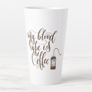 Tasse d'humour de Latte de Café