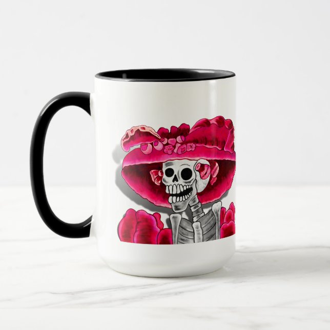 Tasse Dia De Los Muertos (La Catrina) (Gauche)