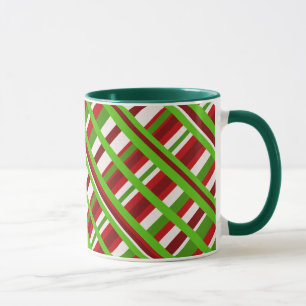 Tasse Diagonale de Noël