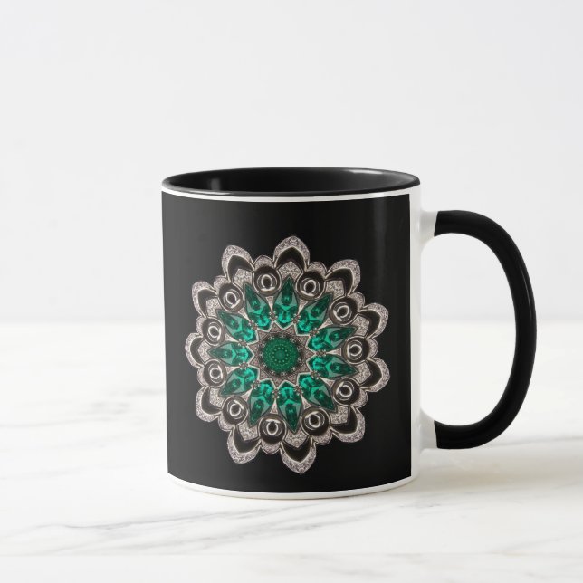 Tasse Diamants et émeraudes Kaleidoscope (Droite)