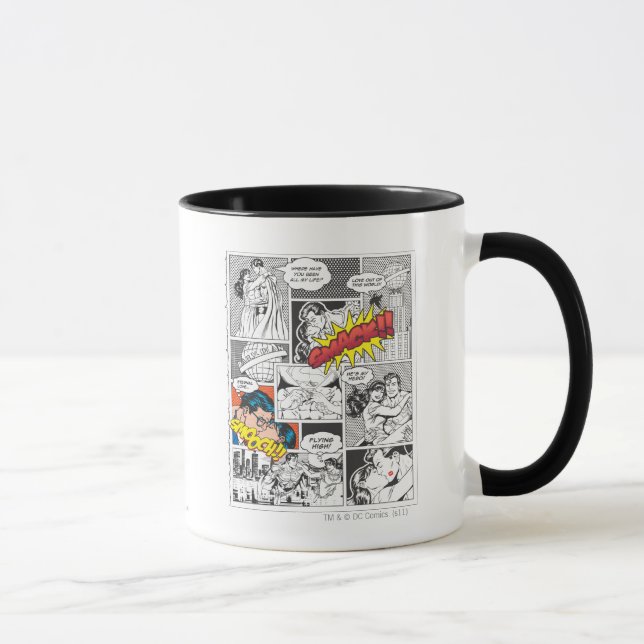 Tasse Diapositives Love Comic (Droite)