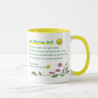 Tasse : "Dieu bonjour !" choisissez la taille,