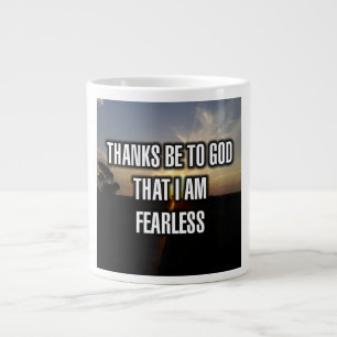 Tasse Dieu Merci De Ce Que Je Suis Sans Peur