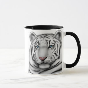 Tasse différente de deux tigres