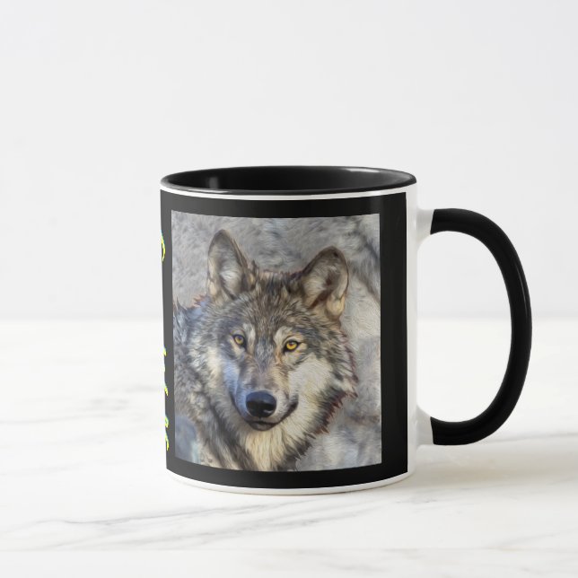 Tasse Dignité de loup gris (Droite)