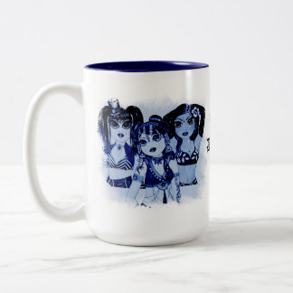 Tasse d'illustration de caractère de Brew de