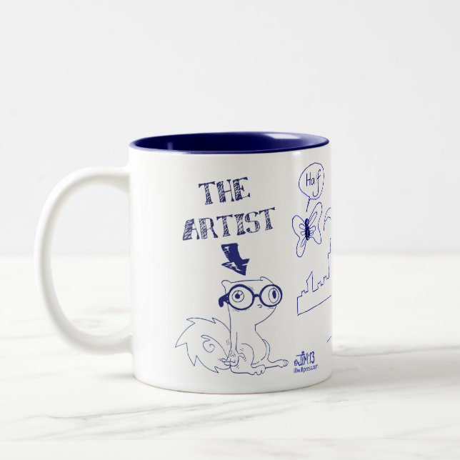 Tasse d'illustration de Pilz-E (Gauche)