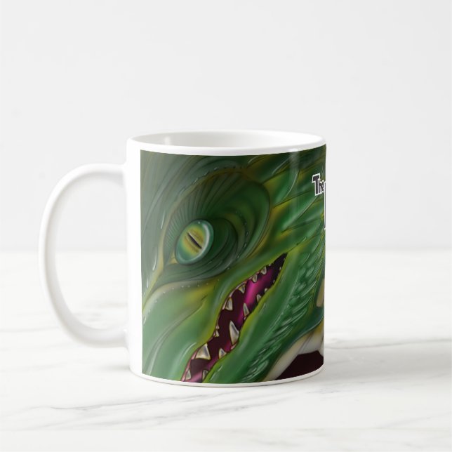 Tasse d'imaginaire de dragon de LASFS (Gauche)