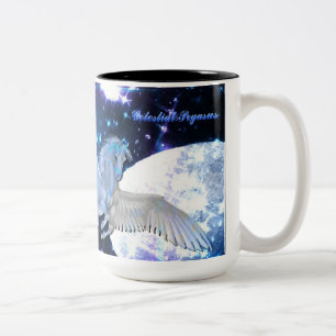 Tasse d'imaginaire de Pegasus de nuit étoilée